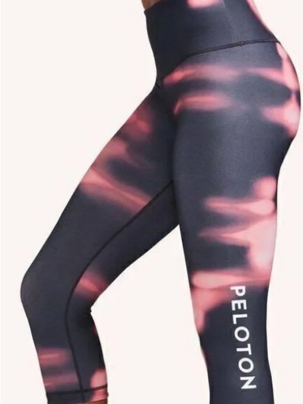 Peloton x Wear it With HeatWomen's High-Waist Pink Tie-Dye Leggings Medium